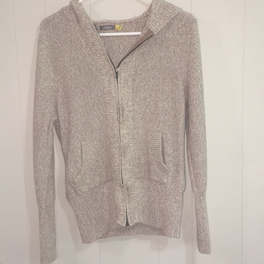 Cabela’s Zip Front Hooded Sweater Size M